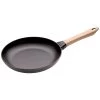 Staub Padella Con Manico In Legno - 26 Cm, Ghisa, Black Matt