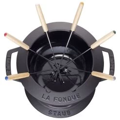 Staub Set Per Fonduta - 10-pz., Ghisa -Cucina Negozio 40511 971 0 3