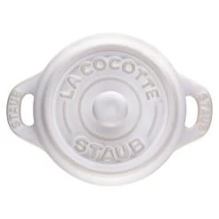 Staub Mini Cocotte Rotonda - 10 Cm, Avorio -Cucina Negozio 40511 997 0 1