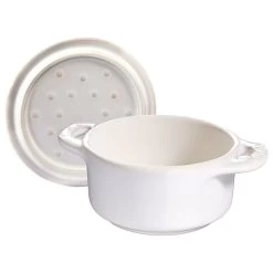 Staub Mini Cocotte Rotonda - 10 Cm, Avorio -Cucina Negozio 40511 997 0 3