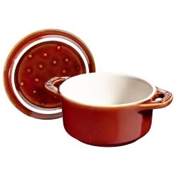 Staub Mini Cocotte Rotonda - 10 Cm, Rame Antico 11 Staub Mini Cocotte Rotonda - 10 Cm, Rame Antico -Cucina Negozio 40511 999 0 1