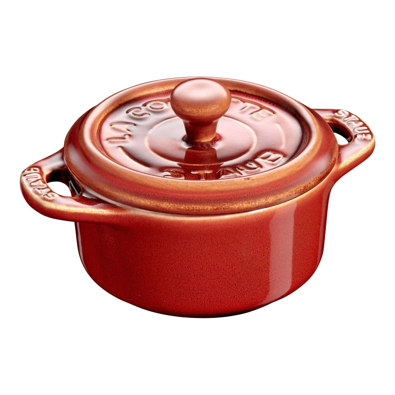 Staub Mini Cocotte Rotonda - 10 Cm, Rame Antico 1 Staub Mini Cocotte Rotonda - 10 Cm, Rame Antico