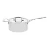 Demeyere Casseruola Con Manico Con Coperchio - 22 Cm, 18/10 Acciaio Inossidabile