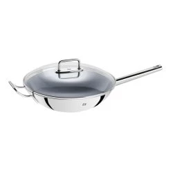 Zwilling Wok - 32 Cm, 18/10 Acciaio Inossidabile, Ceraforce Ultra