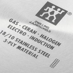 Zwilling Wok - 32 Cm, 18/10 Acciaio Inossidabile -Cucina Negozio 40992 332 0 12