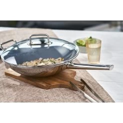 Zwilling Wok - 32 Cm, 18/10 Acciaio Inossidabile, Ceraforce Ultra -Cucina Negozio 424415574