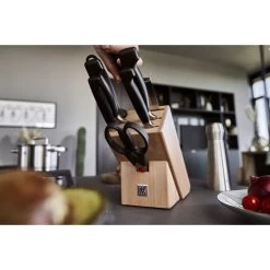 Zwilling Set Di Coltelli Con Ceppo - 8-pz., Naturale 9 Zwilling Set Di Coltelli Con Ceppo - 8-pz., Naturale -Cucina Negozio 424415690