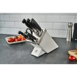 Zwilling Set Di Coltelli Con Ceppo Con Sistema Autoaffilante - 7-pz., Bianco 9 Zwilling Set Di Coltelli Con Ceppo Con Sistema Autoaffilante - 7-pz., Bianco -Cucina Negozio 424417217