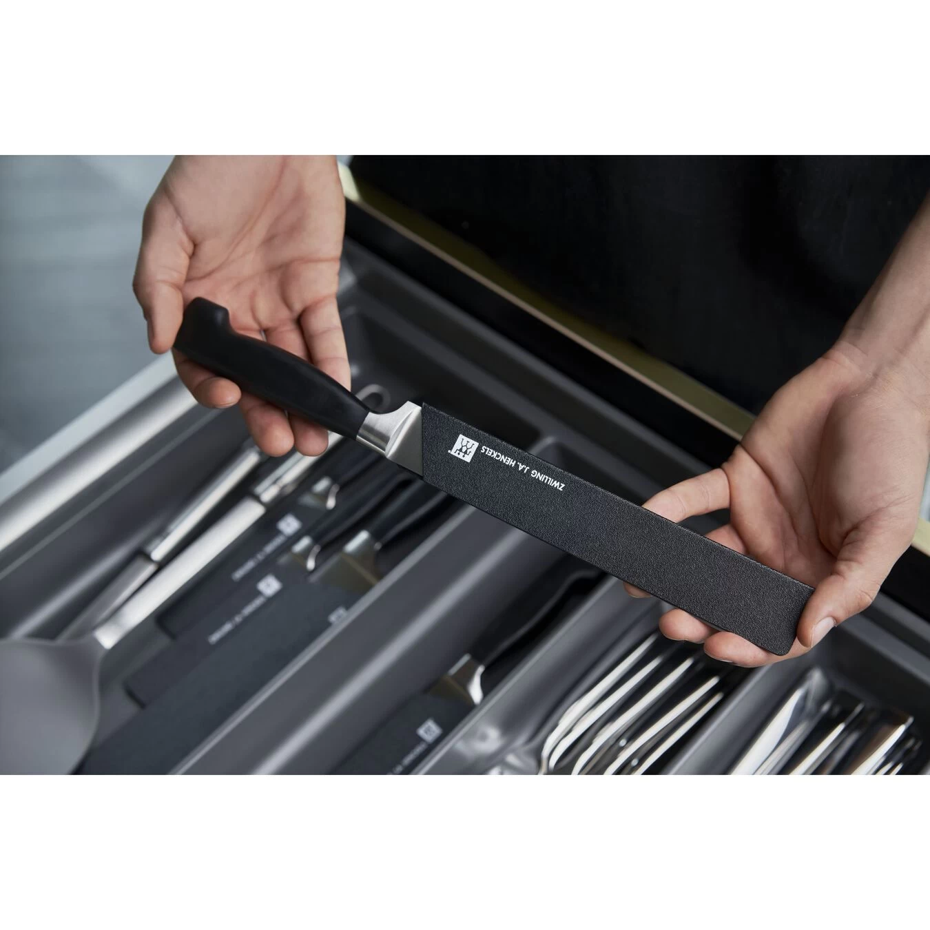 Zwilling Fodero - 21 Cm, Nero 2 Zwilling Fodero - 21 Cm, Nero - immagine 2