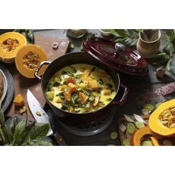 Staub Cocotte Rotonda - 26 Cm, Granatina -Cucina Negozio 424422049