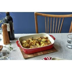 Staub Pirofila Rettangolare - 27 X 20 Cm, Ciliegia 7 Staub Pirofila Rettangolare - 27 X 20 Cm, Ciliegia -Cucina Negozio 424423027