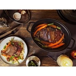 Staub Cocotte Ovale - 33 Cm, Nera -Cucina Negozio 424423885