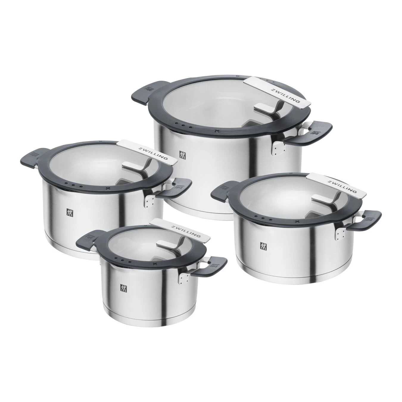 Zwilling Set Di Pentole - 4-pz., Acciaio Inox 1 Zwilling Set Di Pentole - 4-pz., Acciaio Inox