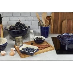 Staub Pirofila Rettangolare - 14 X 11 Cm, Blu Scuro 6 Staub Pirofila Rettangolare - 14 X 11 Cm, Blu Scuro -Cucina Negozio 750032004