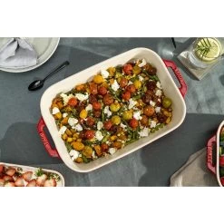 Staub Pirofila Rettangolare - 34 X 24 Cm, Ciliegia -Cucina Negozio 750038329