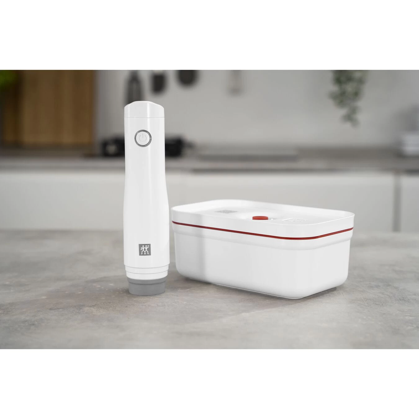 Zwilling Lunch Box Sottovuoto M, Plastica, Bianco-rosso 6 Zwilling Lunch Box Sottovuoto M, Plastica, Bianco-rosso - immagine 6