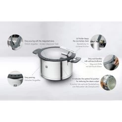 Zwilling Casseruola Con Manico - 16 Cm, Acciaio Inox 11 Zwilling Casseruola Con Manico - 16 Cm, Acciaio Inox -Cucina Negozio 750052453