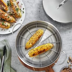 Demeyere Set Per Affumicatura - 4-pz., 18/10 Acciaio Inossidabile -Cucina Negozio 750057496