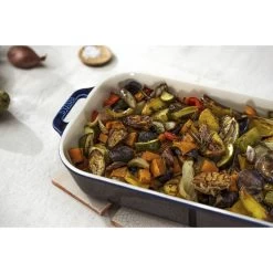 Staub Pirofila Rettangolare - 34 X 24 Cm, Blu Scuro 9 Staub Pirofila Rettangolare - 34 X 24 Cm, Blu Scuro -Cucina Negozio 750061962