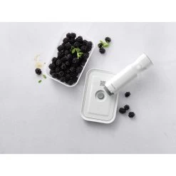 Zwilling Contenitore Sottovuoto M, Plastica, Semi Trasparente-grigio -Cucina Negozio 8 ZW Plastic M 252554 ZWI BoxM plastic L4 0002