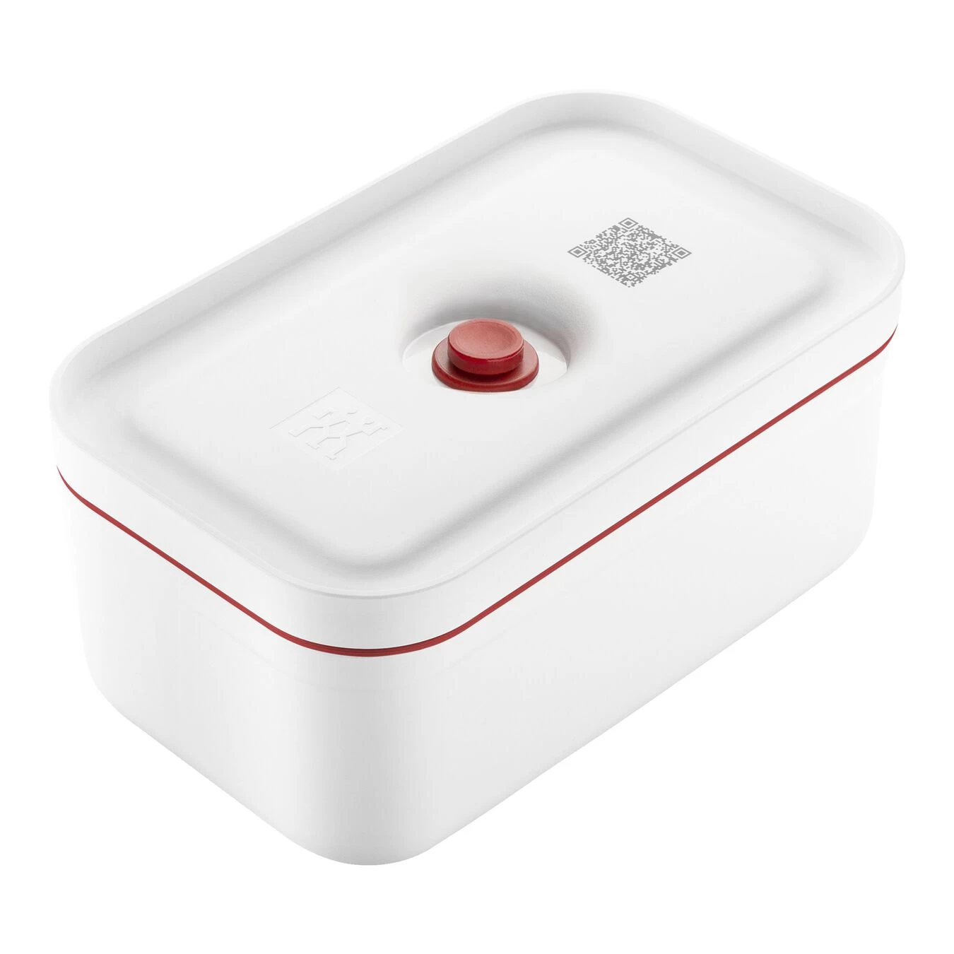 Zwilling Lunch Box Sottovuoto M, Plastica, Bianco-rosso 1 Zwilling Lunch Box Sottovuoto M, Plastica, Bianco-rosso