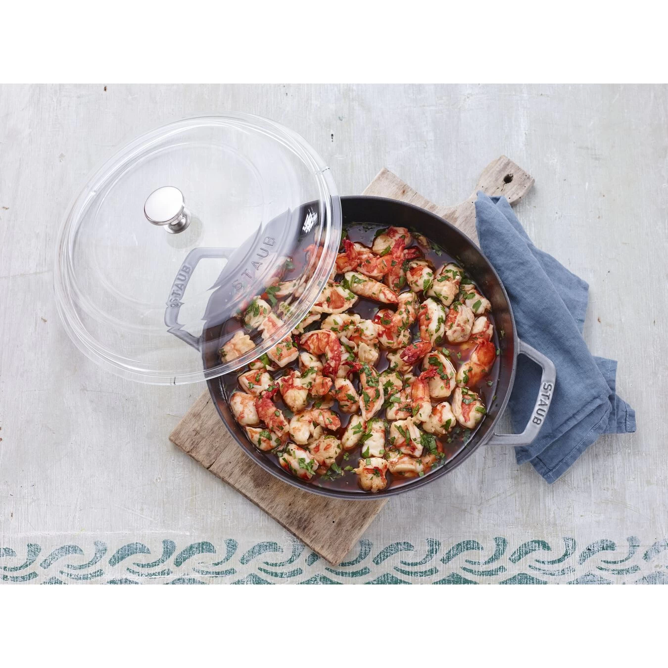 Staub Coperchio Bombarto - 26 Cm, Vetro 2 Staub Coperchio Bombarto - 26 Cm, Vetro - immagine 2