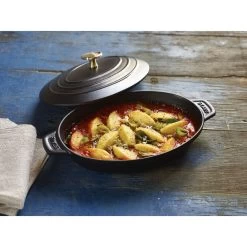 Staub Pirofila Con Coperchio Ovale - 23 Cm, Nero 7 Staub Pirofila Con Coperchio Ovale - 23 Cm, Nero -Cucina Negozio 000017030