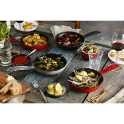 Staub Padella - 16 Cm, Ghisa, Black Matt -Cucina Negozio 000018080