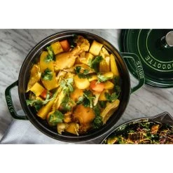 Staub Cocotte Rotonda - 24 Cm, Basilico -Cucina Negozio 000019329