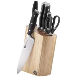Ballarini Set Di Coltelli Con Ceppo - 7-pz., Naturale -Cucina Negozio 18790 017 2
