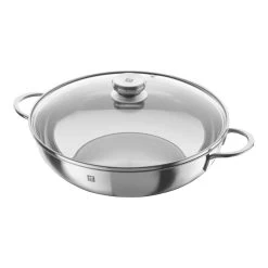 Zwilling Wok - 32 Cm, 18/10 Acciaio Inossidabile