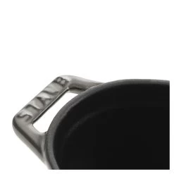 Staub Mini Cocotte Ovale - 11 Cm, Grigio Grafite 7 Staub Mini Cocotte Ovale - 11 Cm, Grigio Grafite -Cucina Negozio 40500 116 0 3