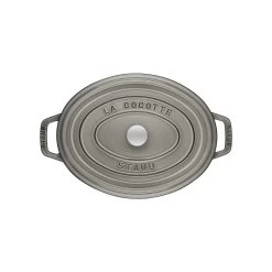 Staub Cocotte Ovale - 27 Cm, Colore Grigio Grafite 7 Staub Cocotte Ovale - 27 Cm, Colore Grigio Grafite -Cucina Negozio 40500 236 0 2 1