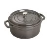 Staub Cocotte Rotonda - 18 Cm, Colore Grigio Grafite