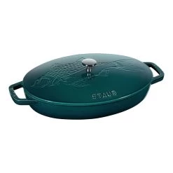 Staub Pirofila Con Coperchio Ovale - 33 Cm, La-Mer