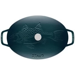 Staub Pirofila Con Coperchio Ovale - 33 Cm, La-Mer 9 Staub Pirofila Con Coperchio Ovale - 33 Cm, La-Mer -Cucina Negozio 40501 125 0 5