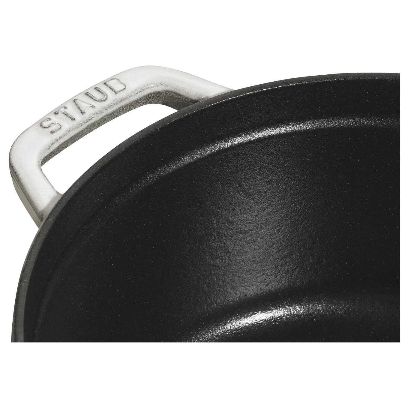 Staub Cocotte Rotonda - 22 Cm, Tartufo Bianco 4 Staub Cocotte Rotonda - 22 Cm, Tartufo Bianco - immagine 4