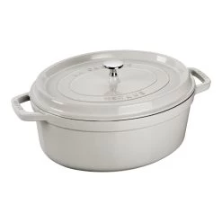 Staub Cocotte Ovale - 37 Cm, Tartufo Bianco
