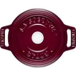 Staub Mini Cocotte Rotonda - 10 Cm, Bordeaux -Cucina Negozio 40502 281 0 3