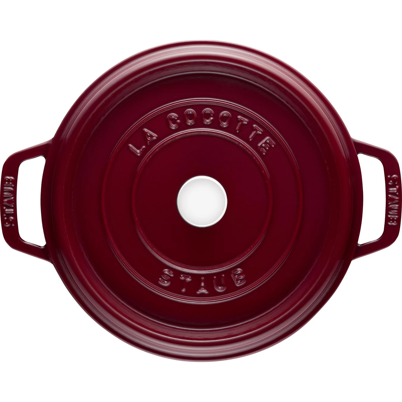 Staub Cocotte Rotonda - 28 Cm, Bordeaux 3 Staub Cocotte Rotonda - 28 Cm, Bordeaux - immagine 3