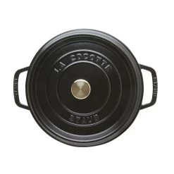 Staub Cocotte Vento Rotonda - 24 Cm, Nero -Cucina Negozio 40502285 3