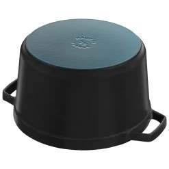 Staub Cocotte Vento Rotonda - 24 Cm, Nero -Cucina Negozio 40502285 4