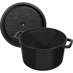 Staub Cocotte Vento Rotonda - 24 Cm, Nero -Cucina Negozio 40502285 5