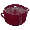 Staub Cocotte Rotonda - 24 Cm, Bordeaux
