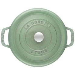 Staub Cocotte Rotonda - 28 Cm, Salvia -Cucina Negozio 40505 364 3
