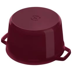 Staub Cocotte Vento Rotonda - 24 Cm, Bordeaux 9 Staub Cocotte Vento Rotonda - 24 Cm, Bordeaux -Cucina Negozio 40506566 4