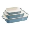 Staub Set Di Pirofile Rettangolare - 3-pz., Turchese Antico
