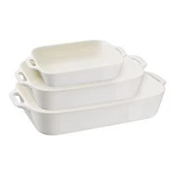 Staub Set Di Pirofile Rettangolare - 3-pz., Avorio