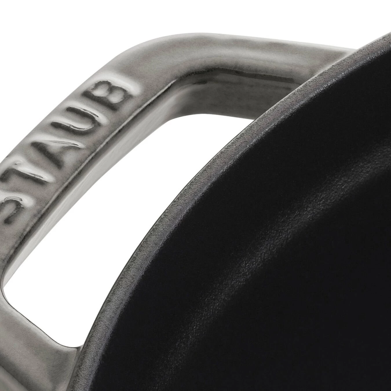 Staub Cocotte Rotonda - 18 Cm, Colore Grigio Grafite 3 Staub Cocotte Rotonda - 18 Cm, Colore Grigio Grafite - immagine 3