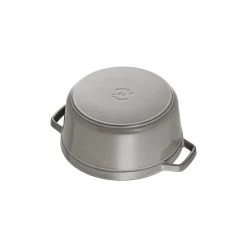 Staub Cocotte Rotonda - 18 Cm, Colore Grigio Grafite 10 Staub Cocotte Rotonda - 18 Cm, Colore Grigio Grafite -Cucina Negozio 40509 304 0 6